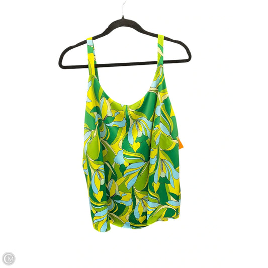 Top Sleeveless By Bar Iii In Geometric Pattern, Size: 2x