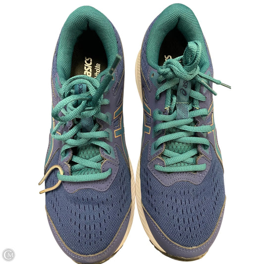 Shoes Athletic By Asics In Blue & Green, Size: 8.5