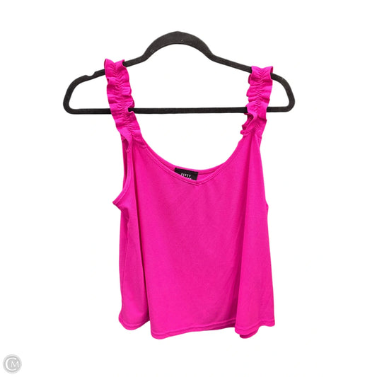 Top Sleeveless By Clothes Mentor In Pink, Size: M