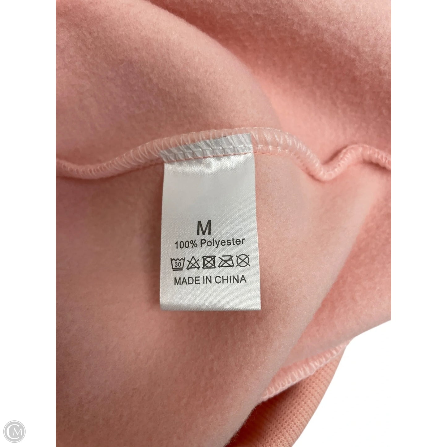 Sweatshirt Hoodie By Clothes Mentor In Peach, Size: M