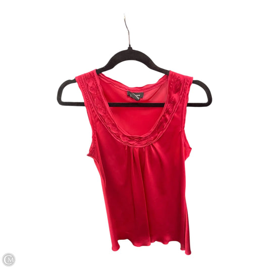 Top Sleeveless By Spense In Red, Size: M