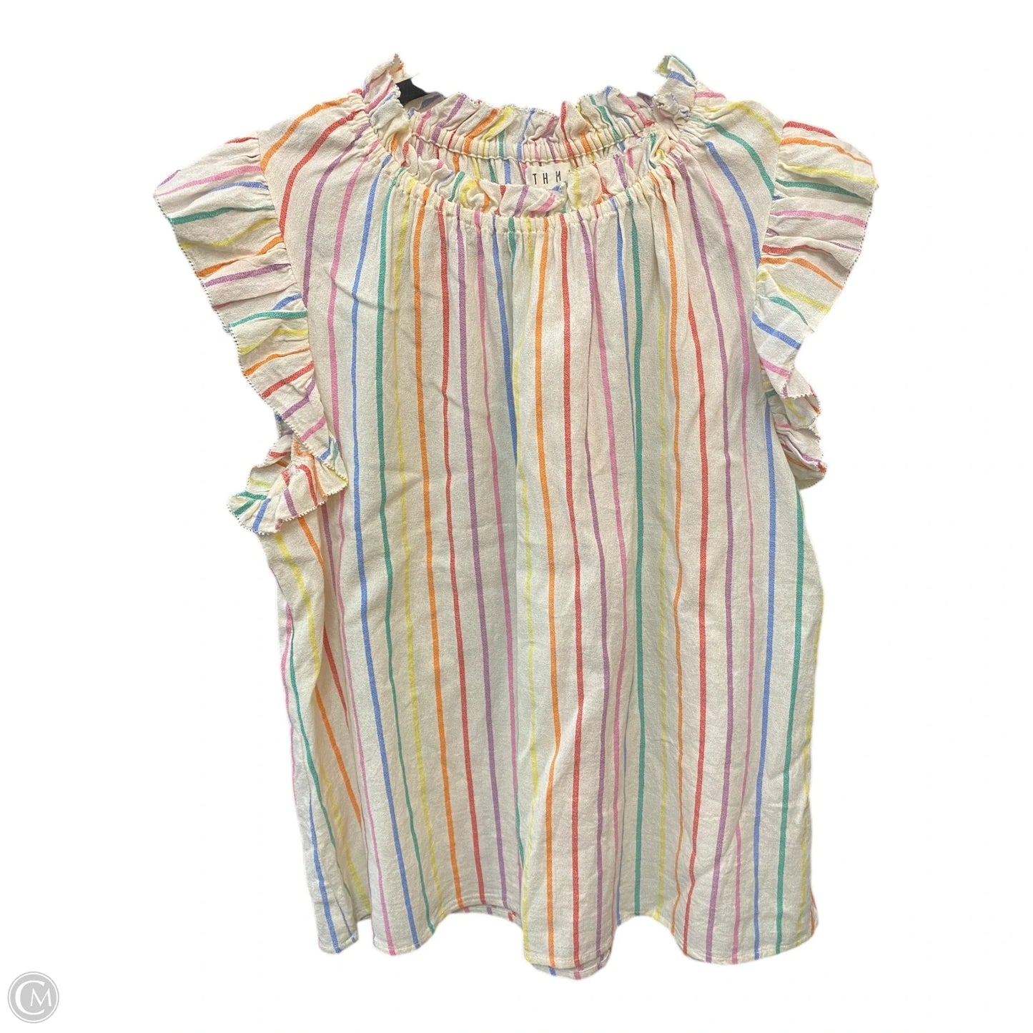 Top Sleeveless By Thml In Striped Pattern, Size: L