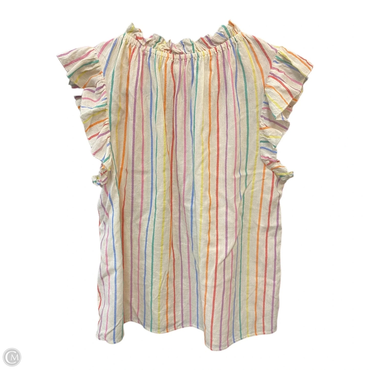 Top Sleeveless By Thml In Striped Pattern, Size: L