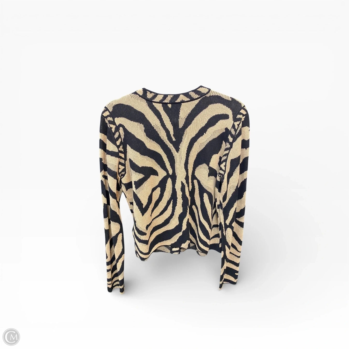 Cardigan By Nic + Zoe In Animal Print, Size: M