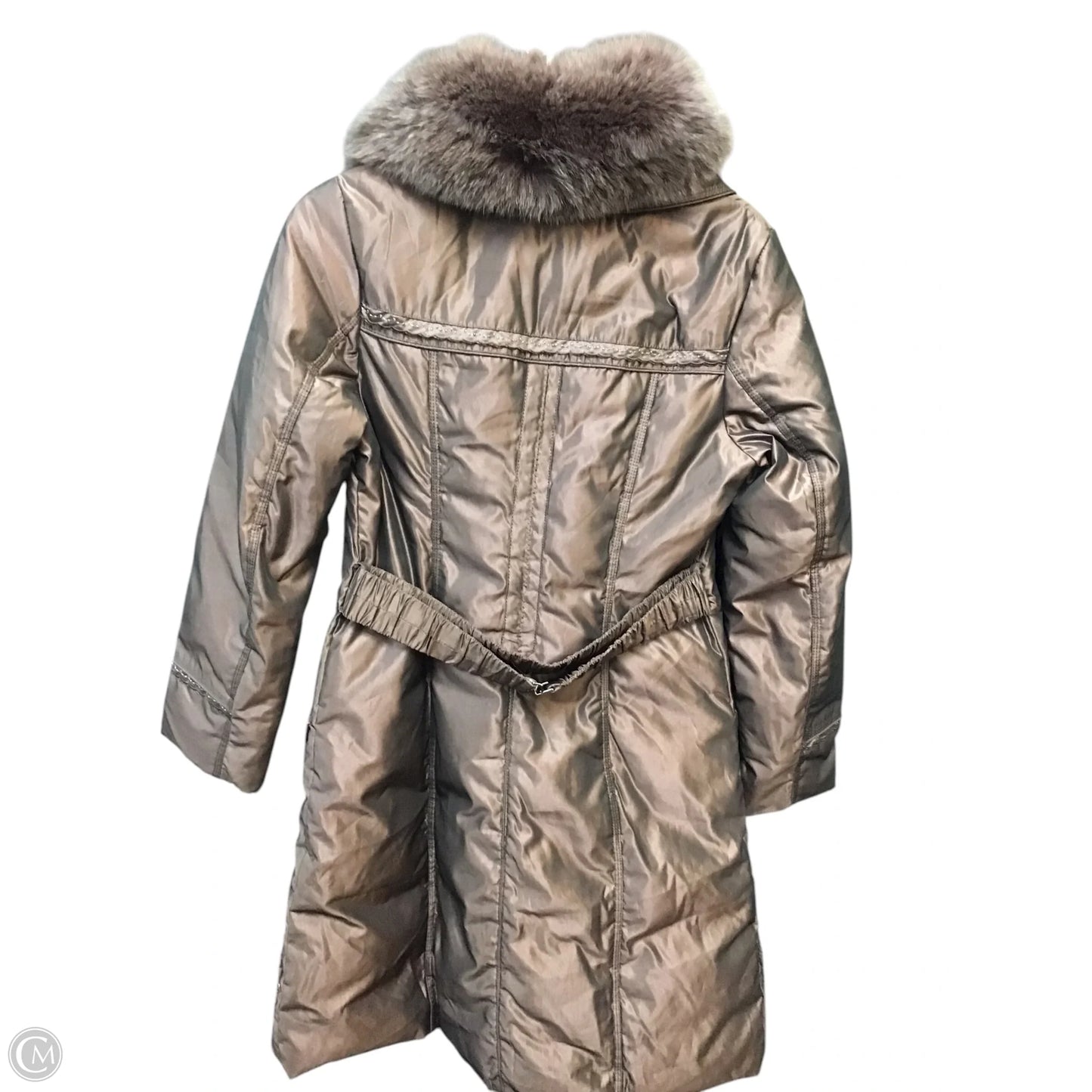 Coat Puffer & Quilted By Clothes Mentor In Brown, Size: M