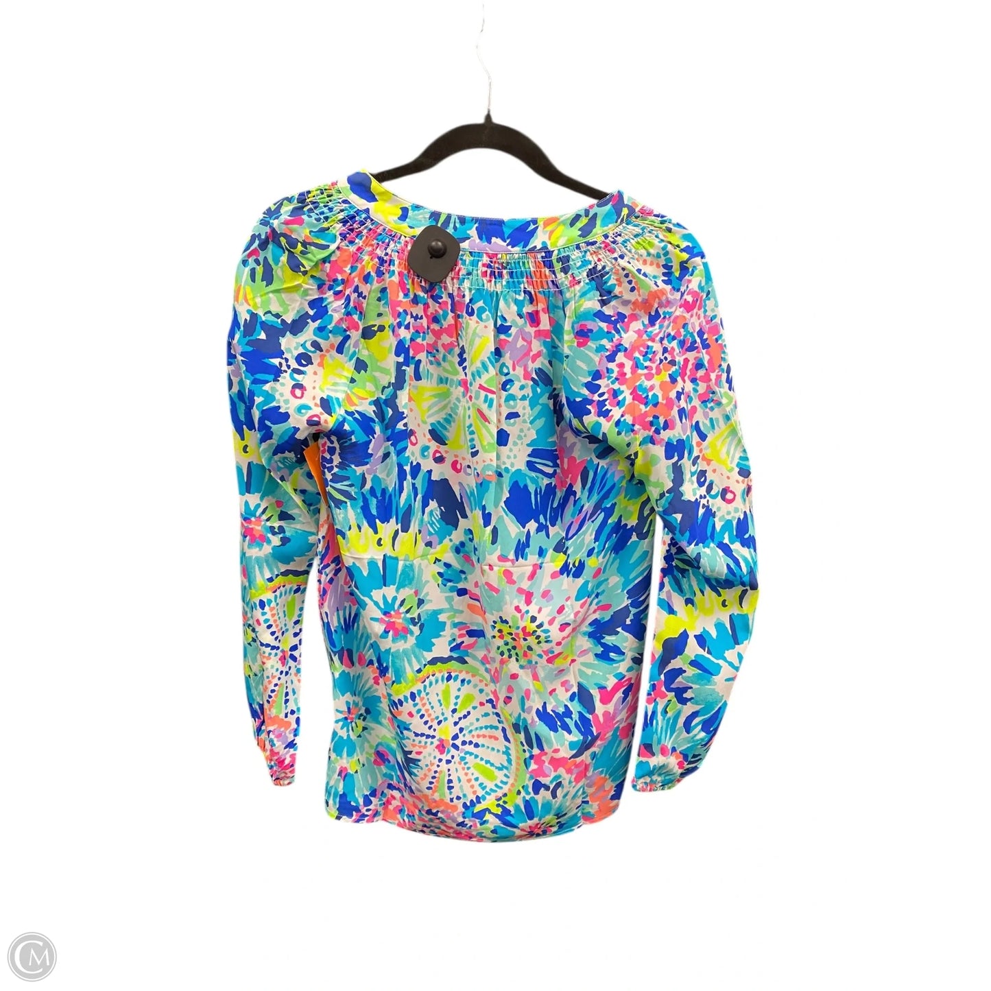 Blouse Designer By Lilly Pulitzer In Floral Print, Size: Xs