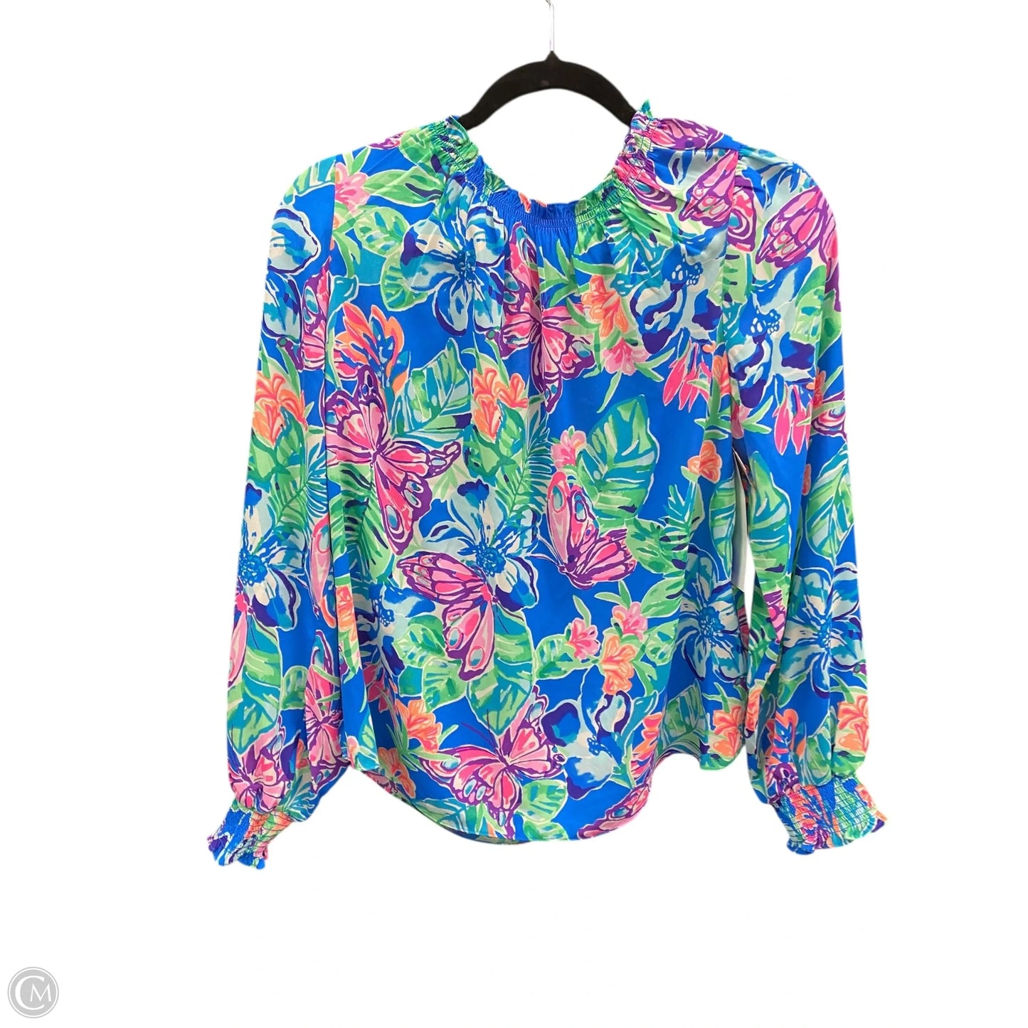 Blouse Designer By Lilly Pulitzer In Floral Print, Size: S