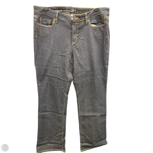 Jeans Boot Cut By Loft In Blue, Size: 14