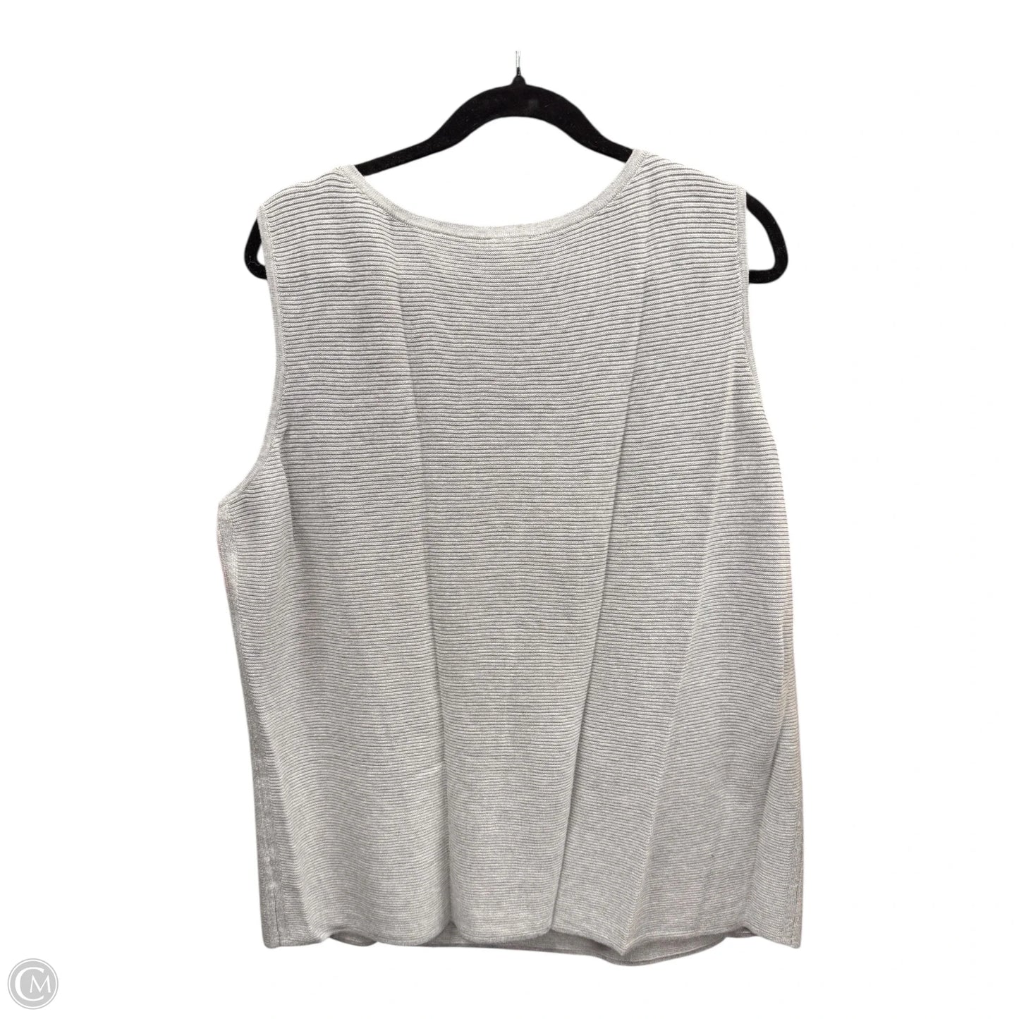 Sweater By Talbots In Grey, Size: 2x