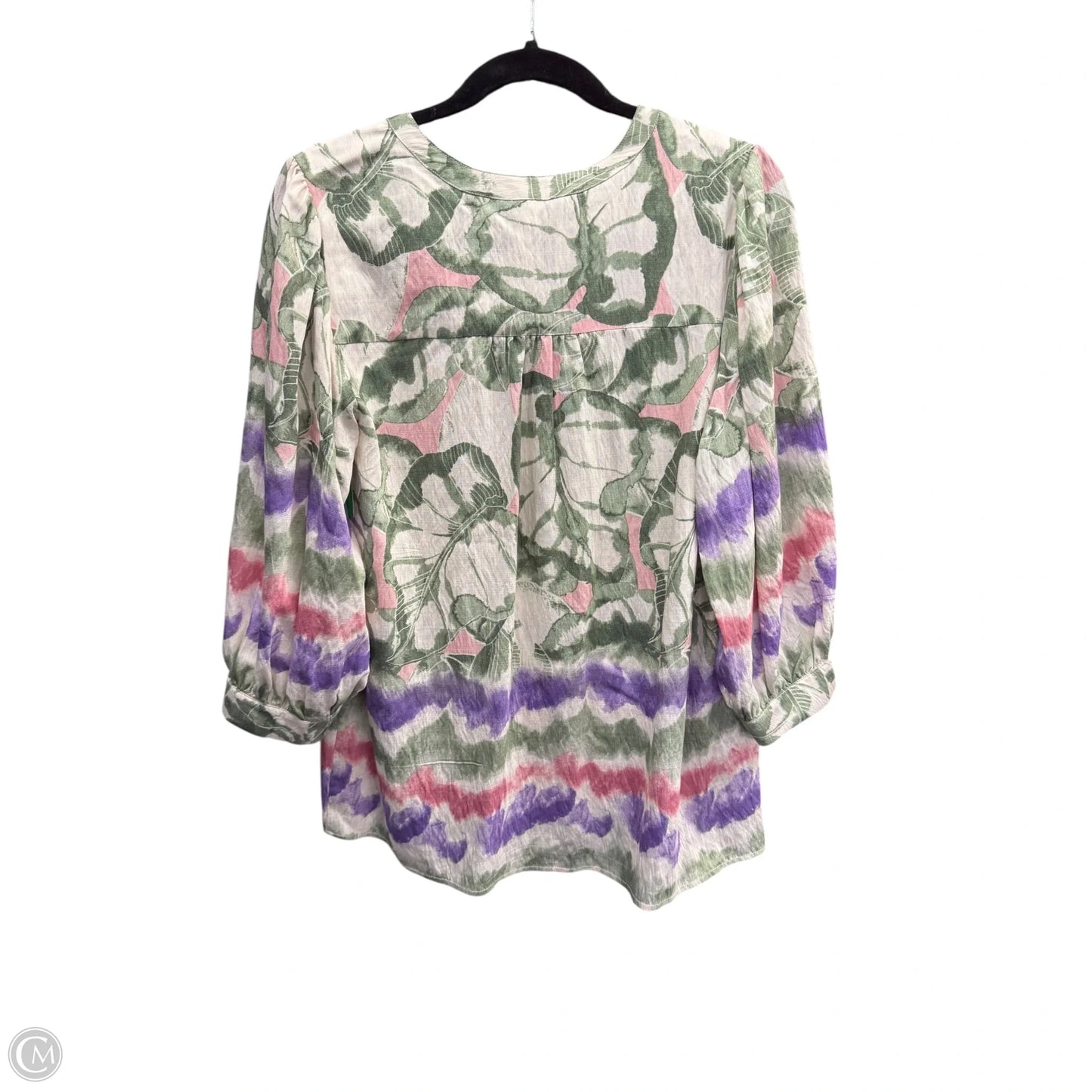 Top Long Sleeve By Jodifl In Floral Print, Size: M