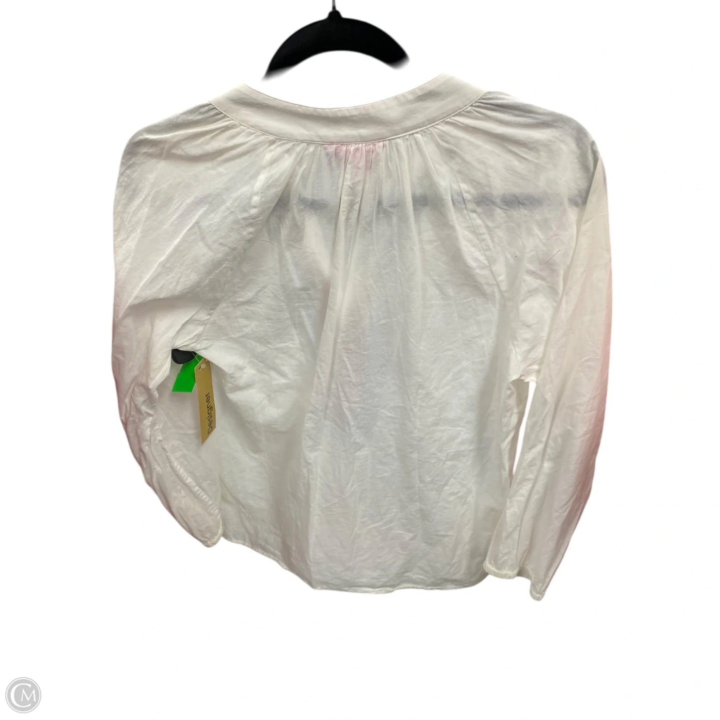 Top Long Sleeve Designer By Lilly Pulitzer In White, Size: M