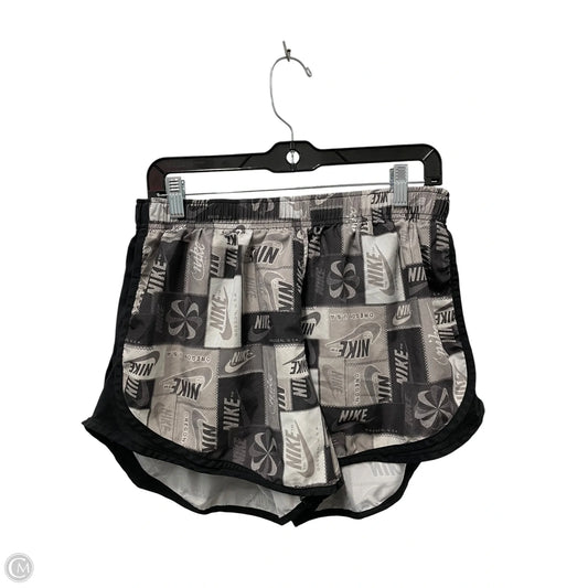 Athletic Shorts By Nike In Black & Grey, Size: Xl
