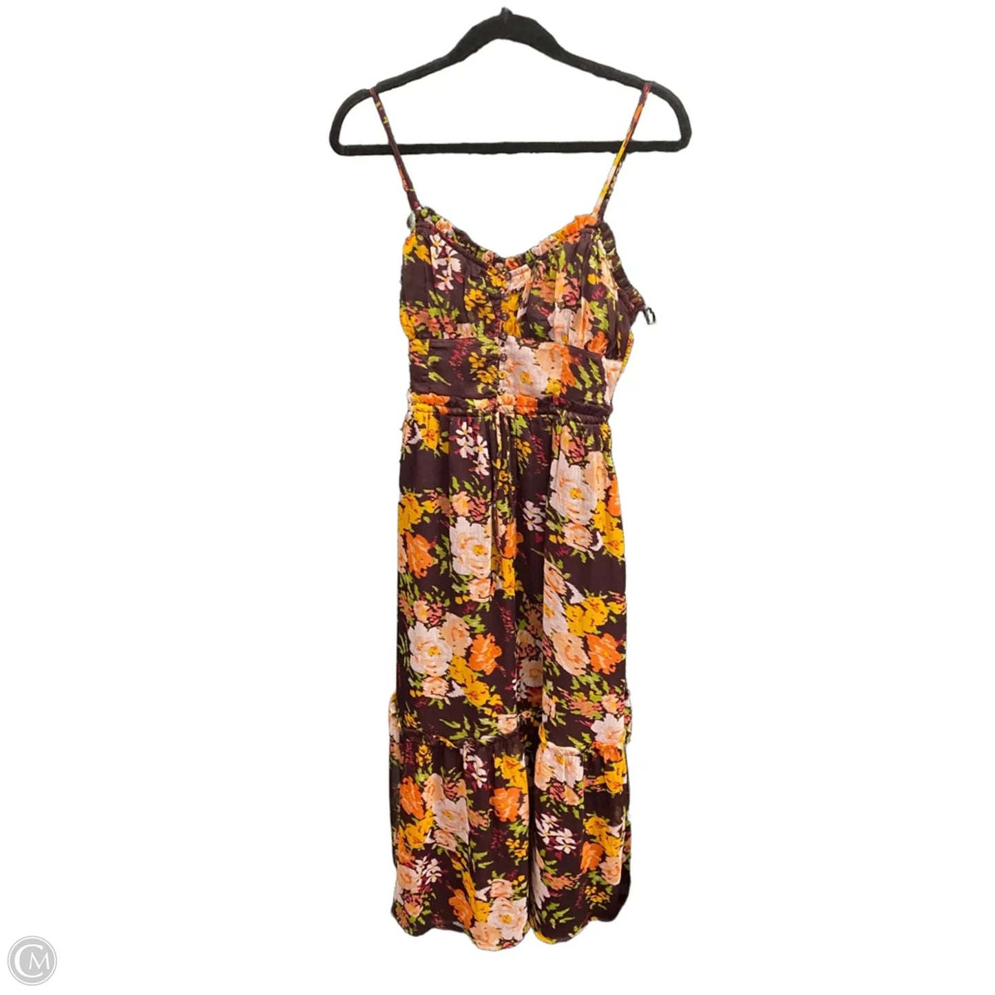 Dress Casual Maxi By Patrons Of Peace In Maroon, Size: L