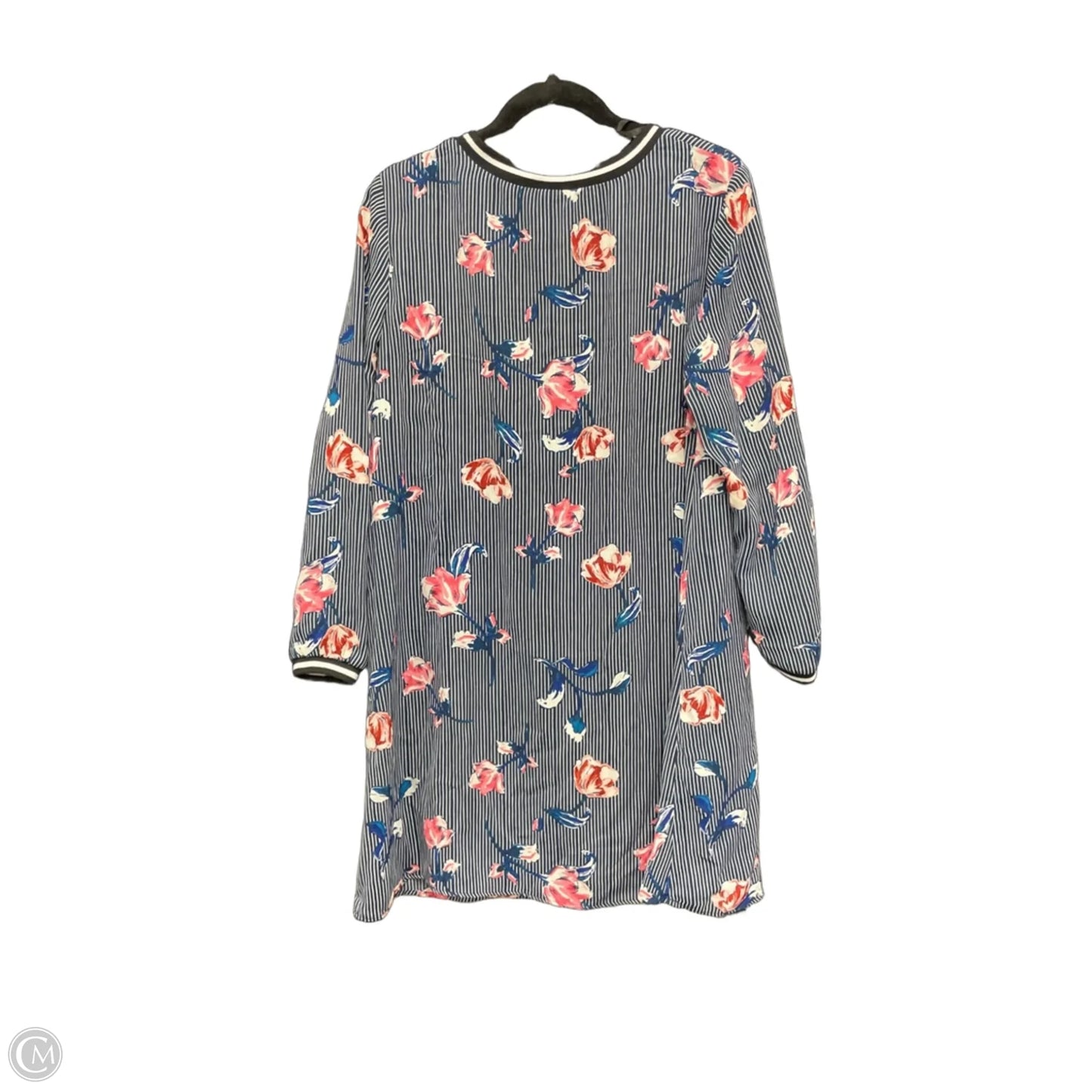 Dress Casual Short By Luxology In Blue & Pink, Size: S