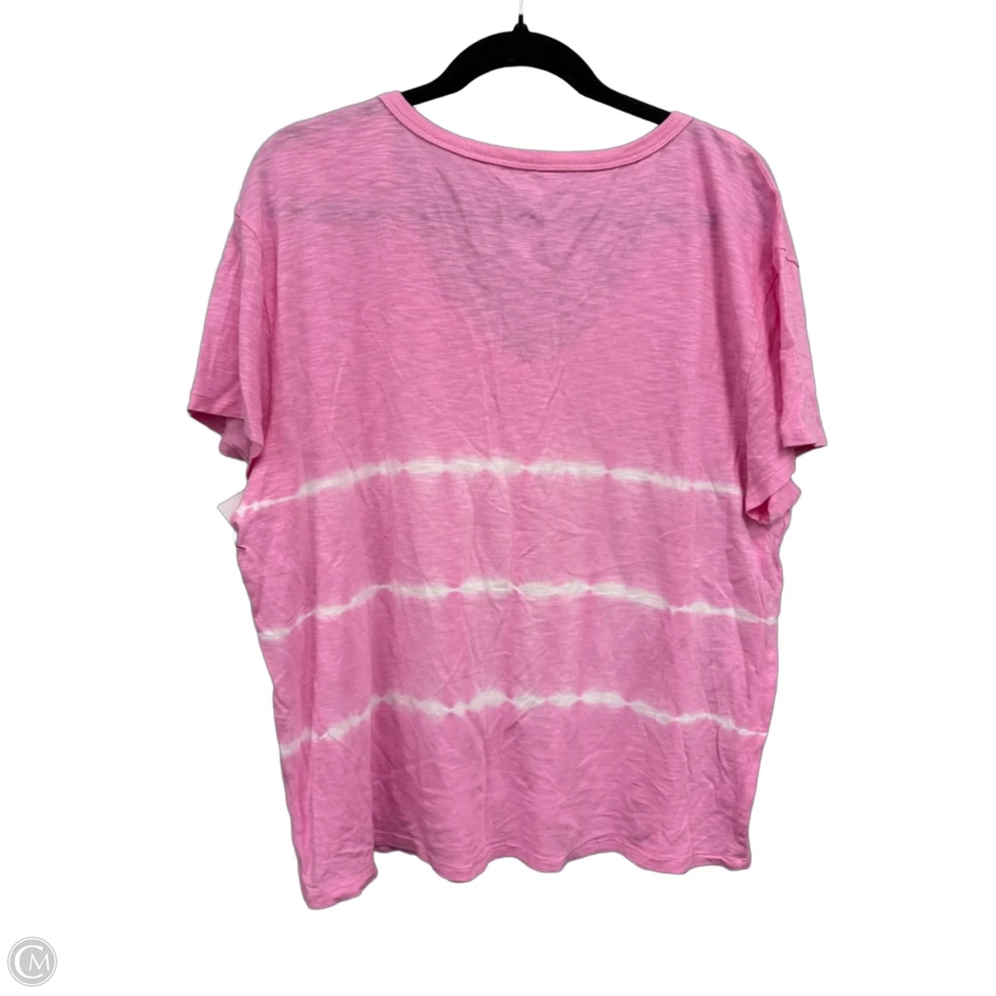 Top Short Sleeve Basic By Sonoma In Pink, Size: L