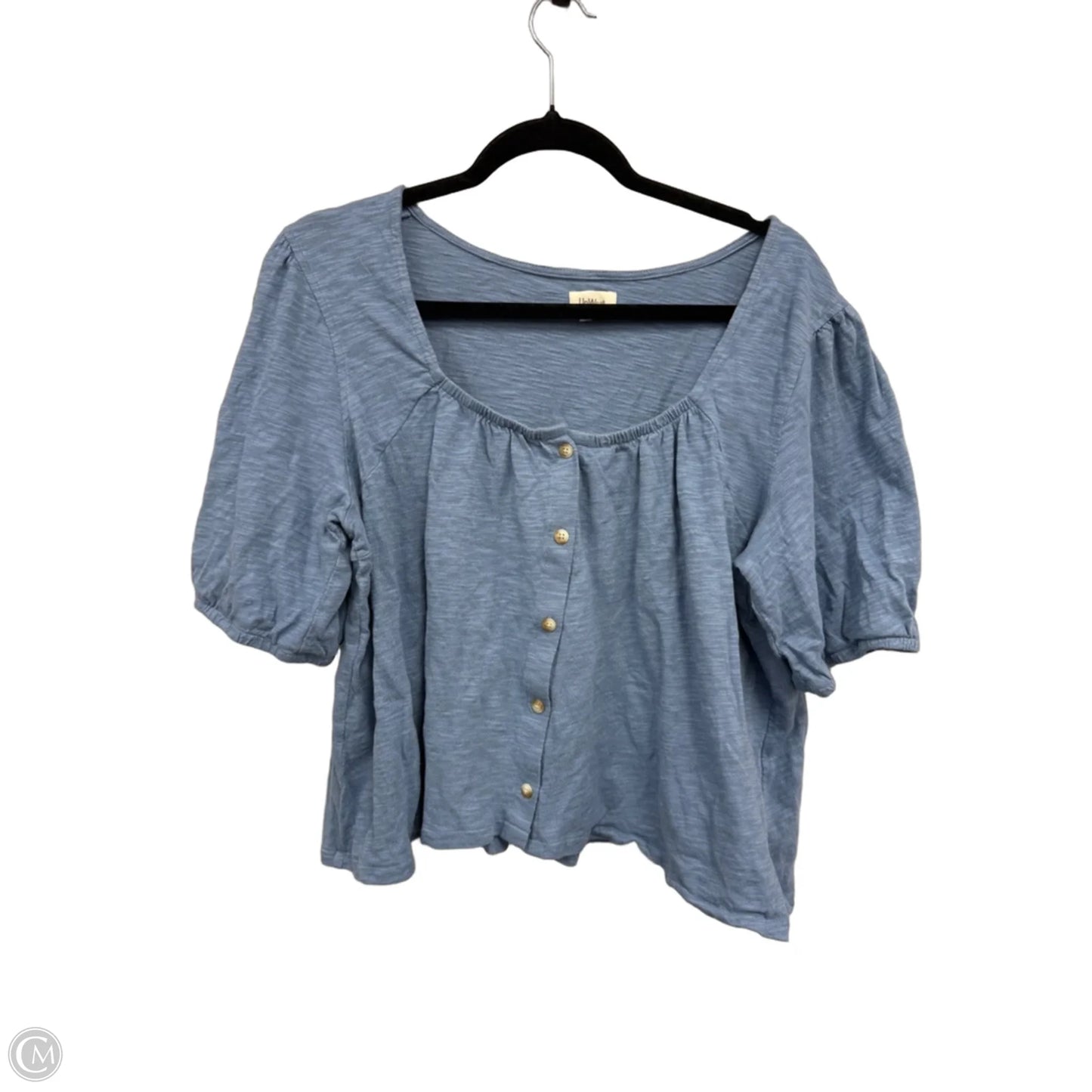 Top Short Sleeve By Upwest In Blue, Size: Xl