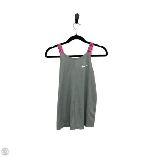 Athletic Tank Top By Nike In Grey & Pink, Size: Xl