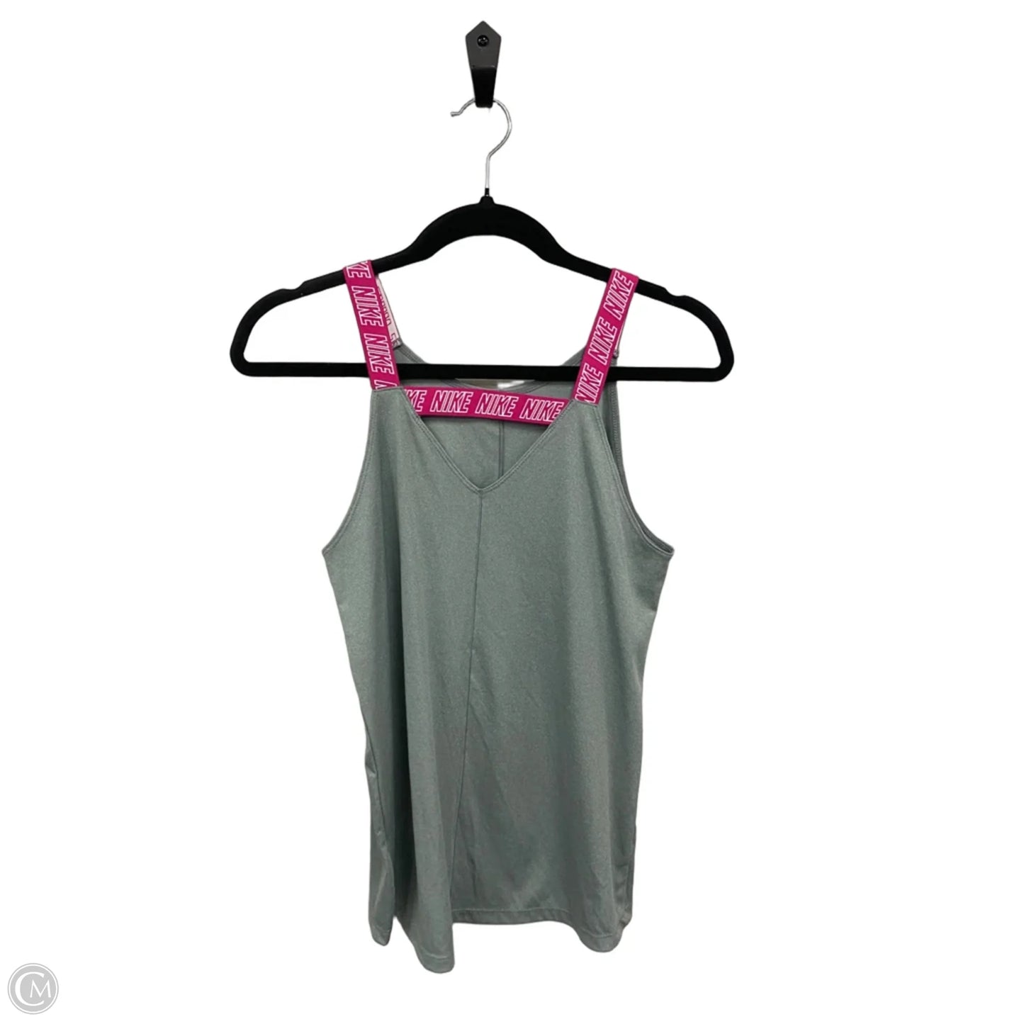 Athletic Tank Top By Nike In Grey & Pink, Size: Xl