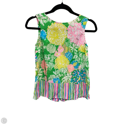 Top Sleeveless Designer By Lilly Pulitzer In Multi-colored, Size: Xs