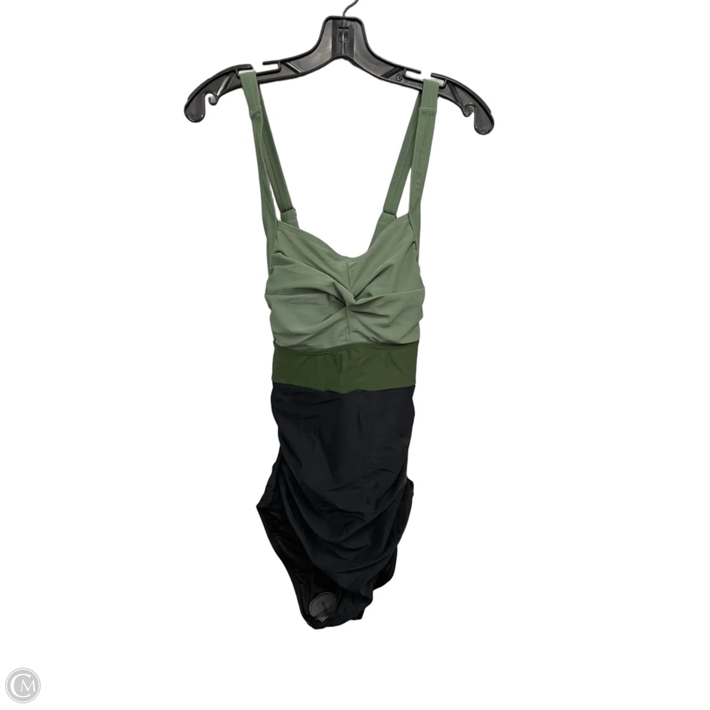 Swimsuit By Bloomchic In Black & Green, Size: 10