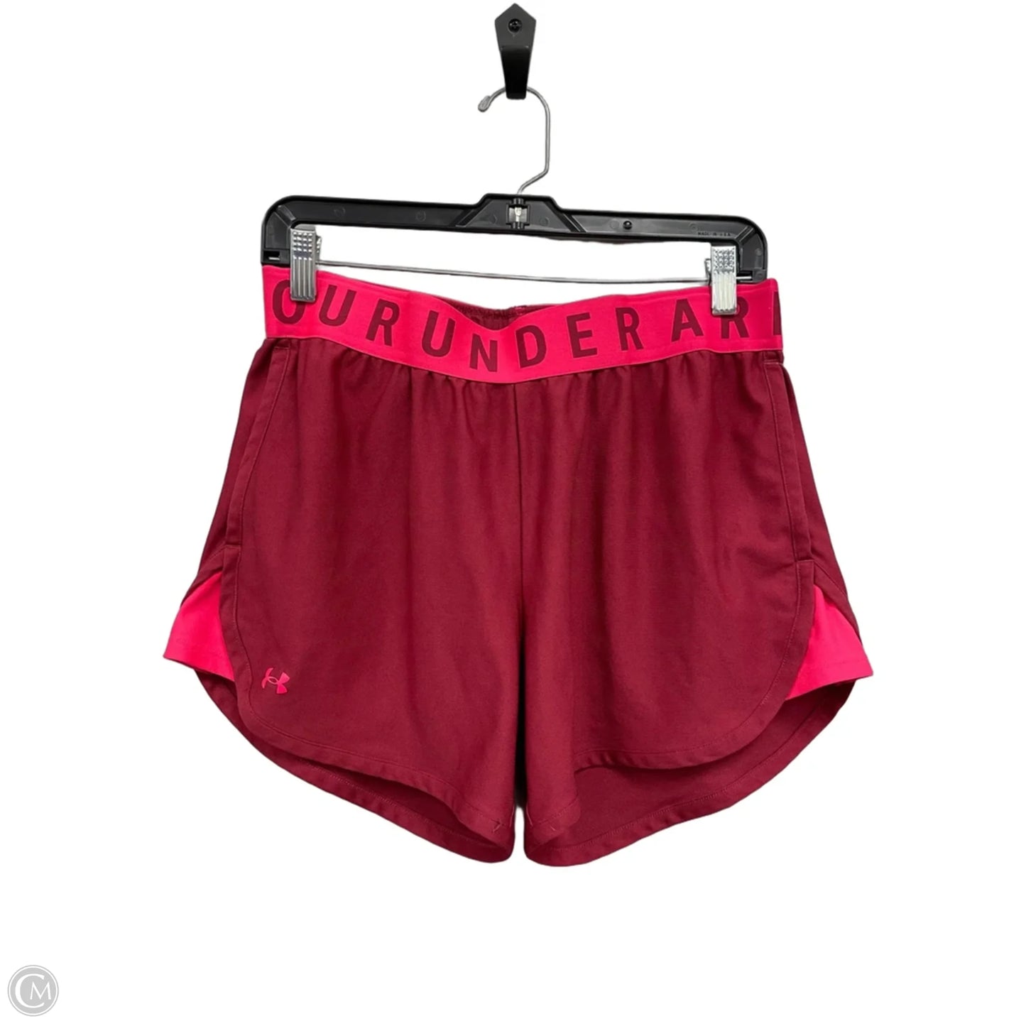 Athletic Shorts By Under Armour In Red, Size: L