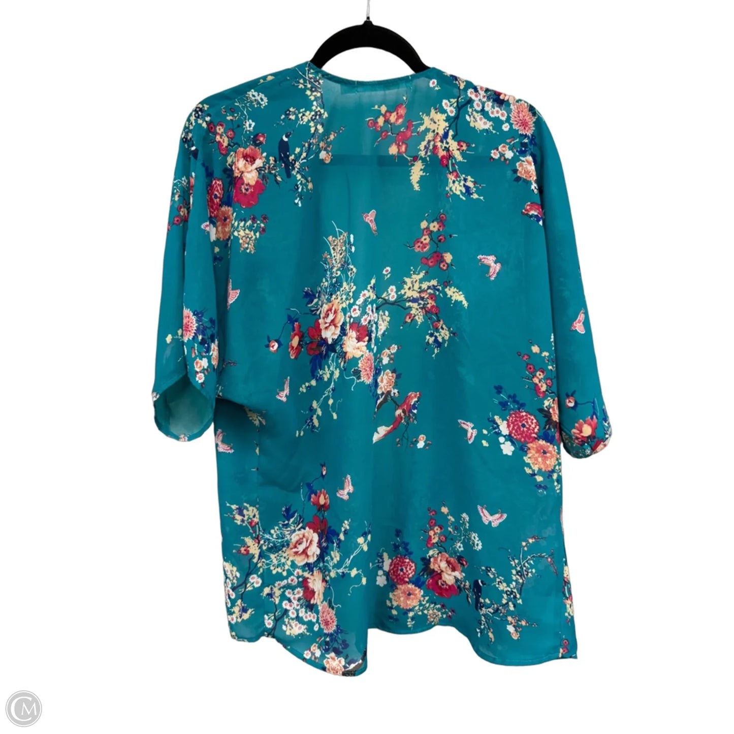 Kimono By Liberty Love In Blue & Pink, Size: M