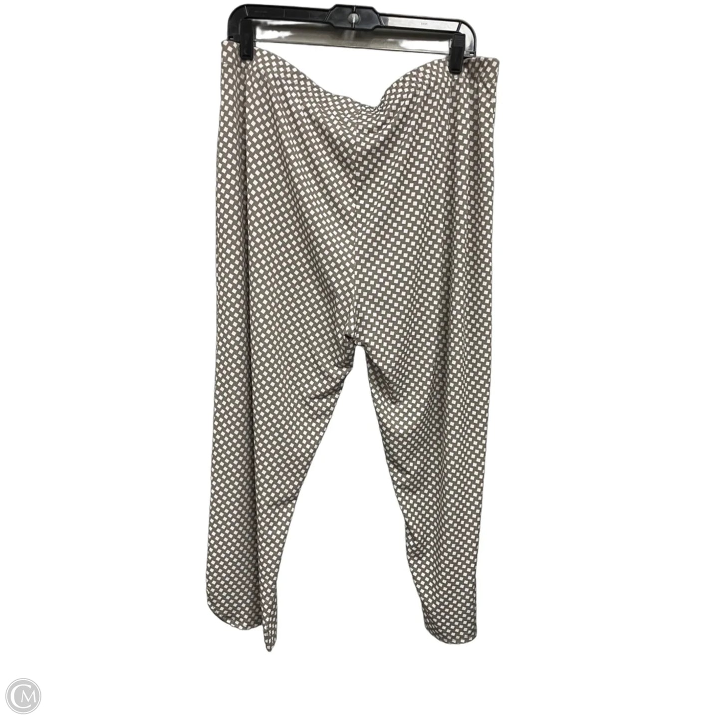 Pants Lounge By Chicos In Cream & White, Size: L