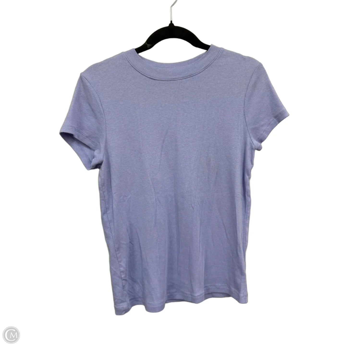 Top Short Sleeve Basic By A New Day In Purple, Size: L