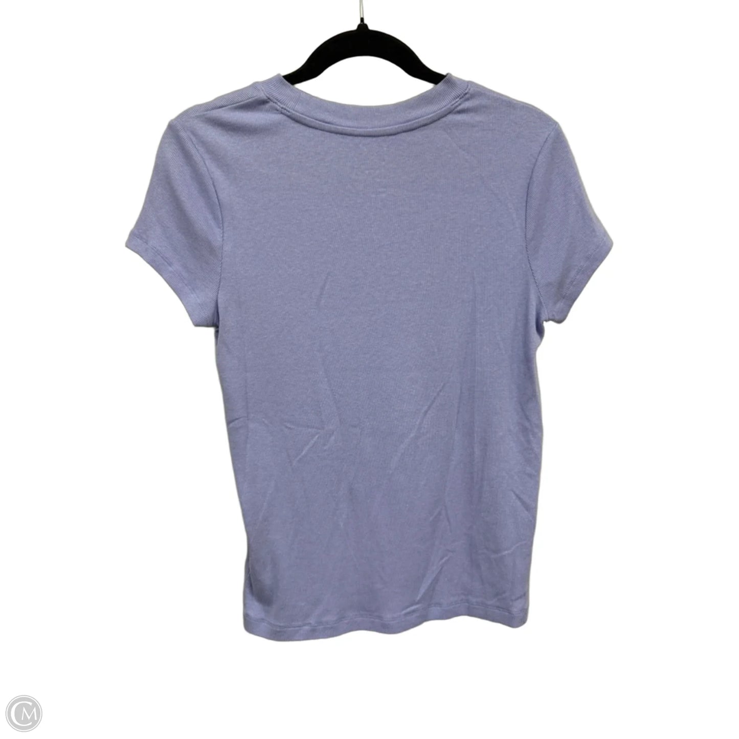 Top Short Sleeve Basic By A New Day In Purple, Size: L
