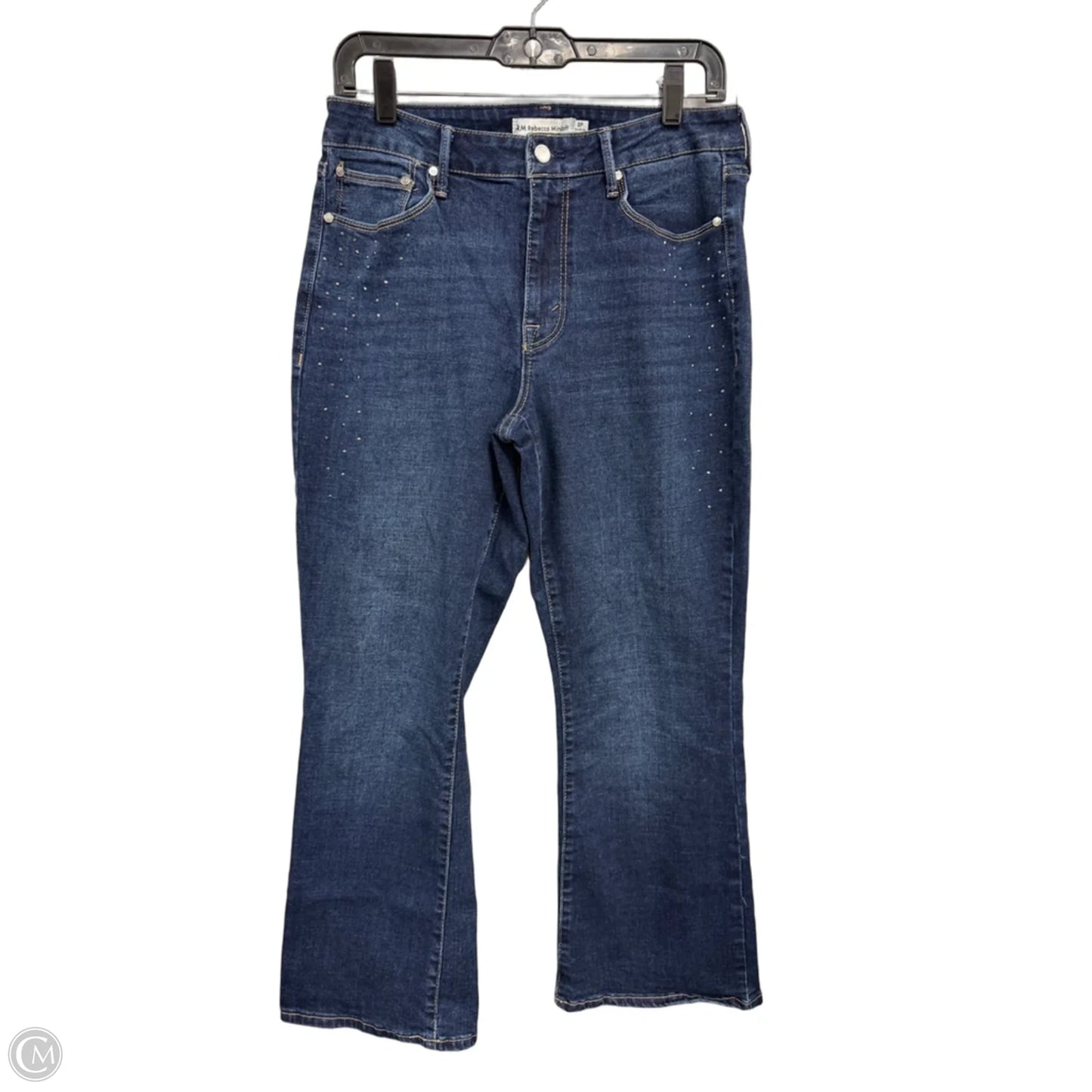 Jeans Designer By Rebecca Minkoff In Blue & Silver, Size: 8p
