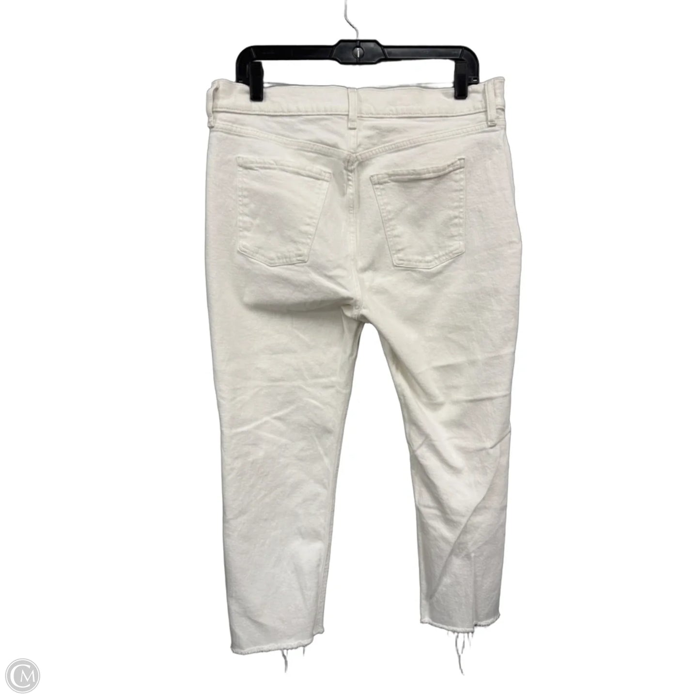 Jeans Boyfriend By Old Navy In White, Size: 10