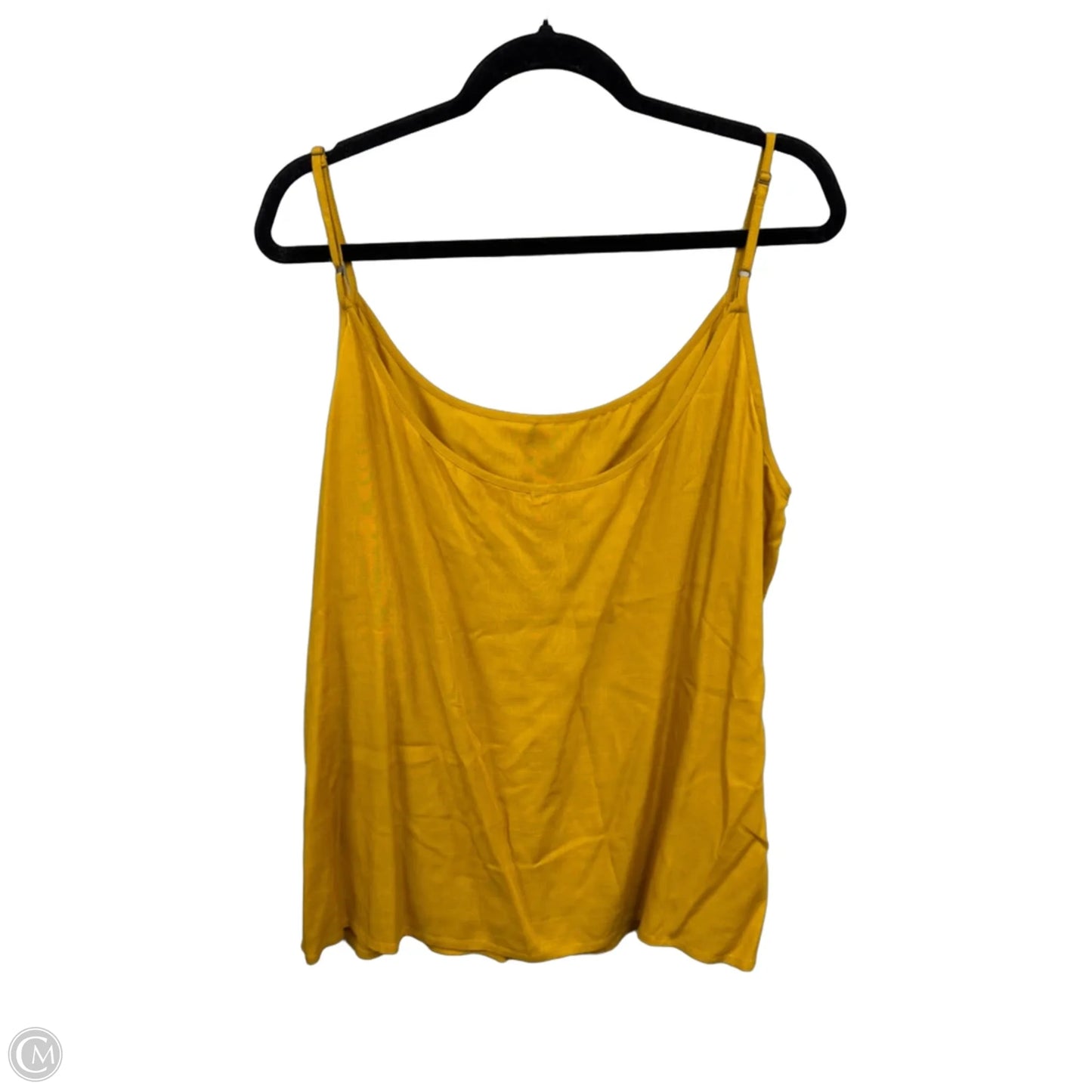 Top Sleeveless By Clothes Mentor In Yellow, Size: L