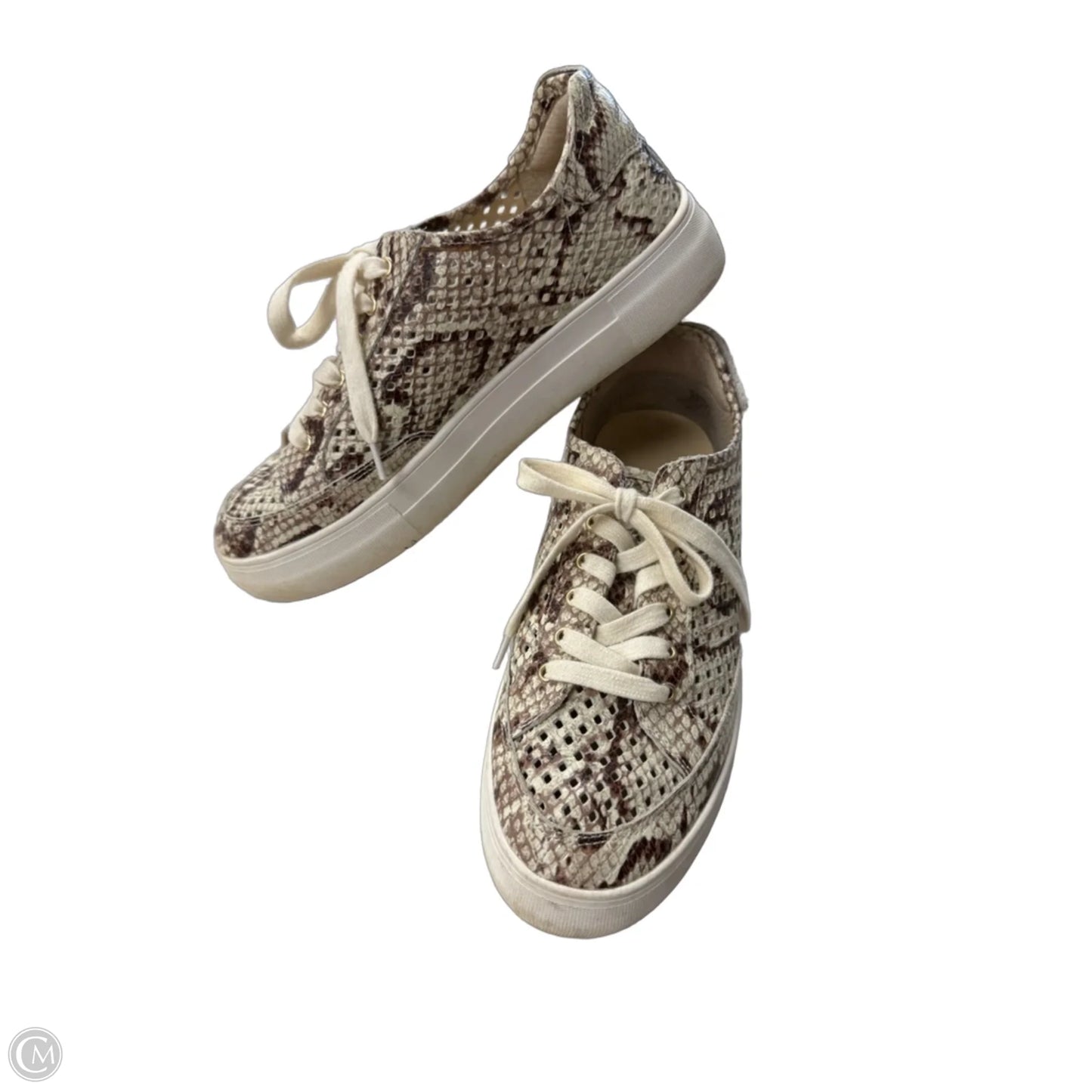 Shoes Sneakers By Vince Camuto In Snakeskin Print, Size: 8