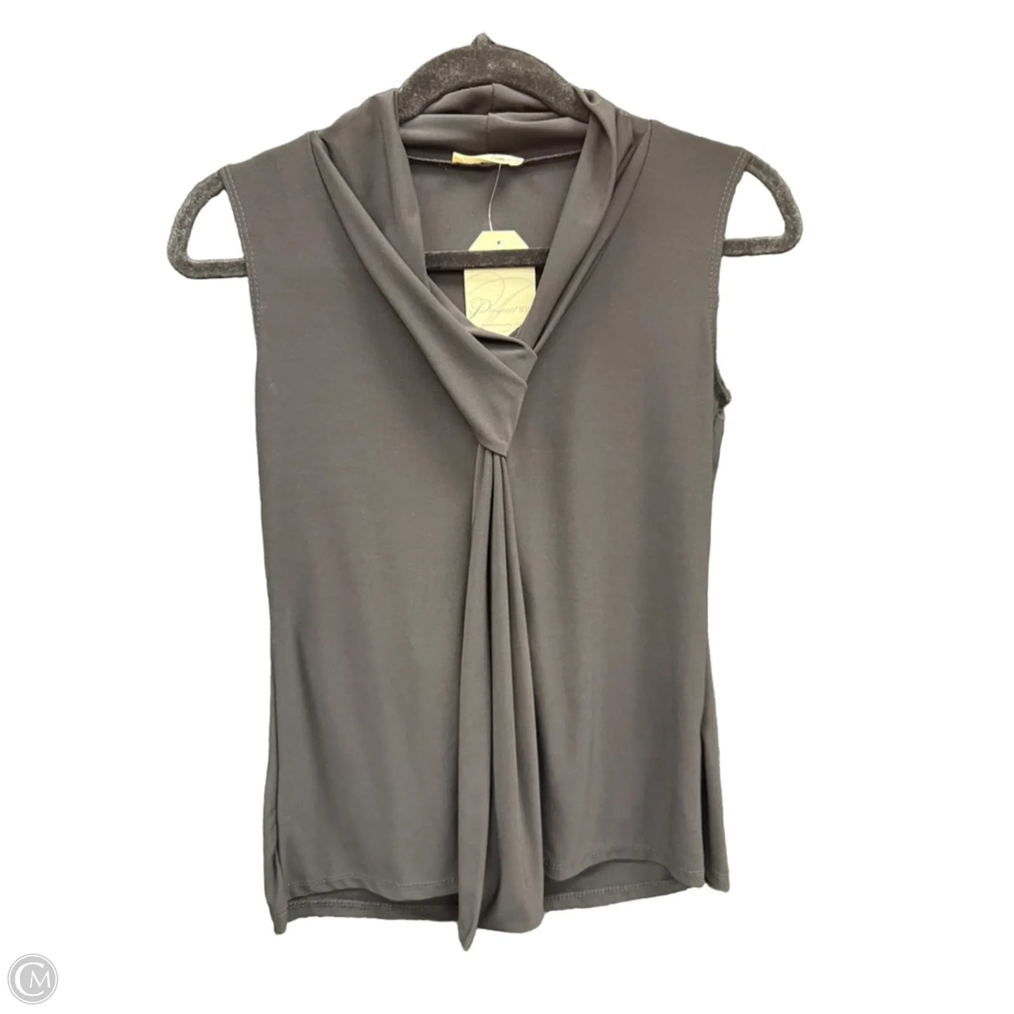 Blouse Sleeveless By Clothes Mentor In Black, Size: M