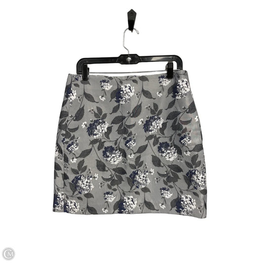 Skirt Mini & Short By Loft In Silver, Size: 6