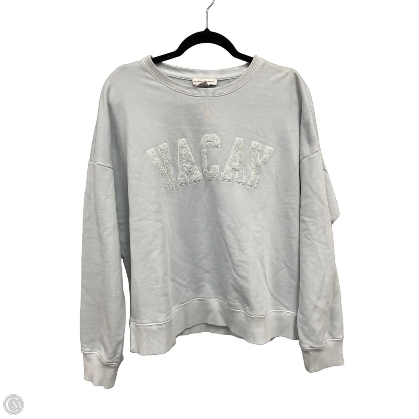 Sweatshirt Crewneck By Cupcakes And Cashmere In Blue, Size: M