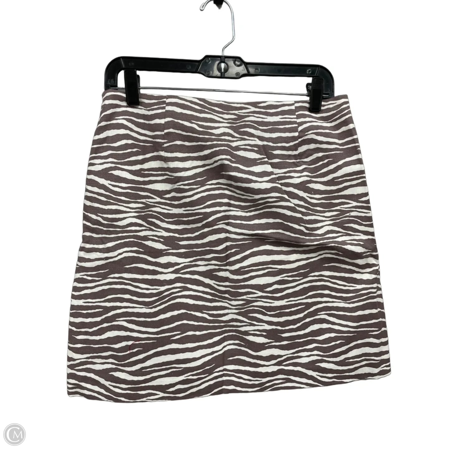 Skirt Mini & Short By Loft In Brown & White, Size: S