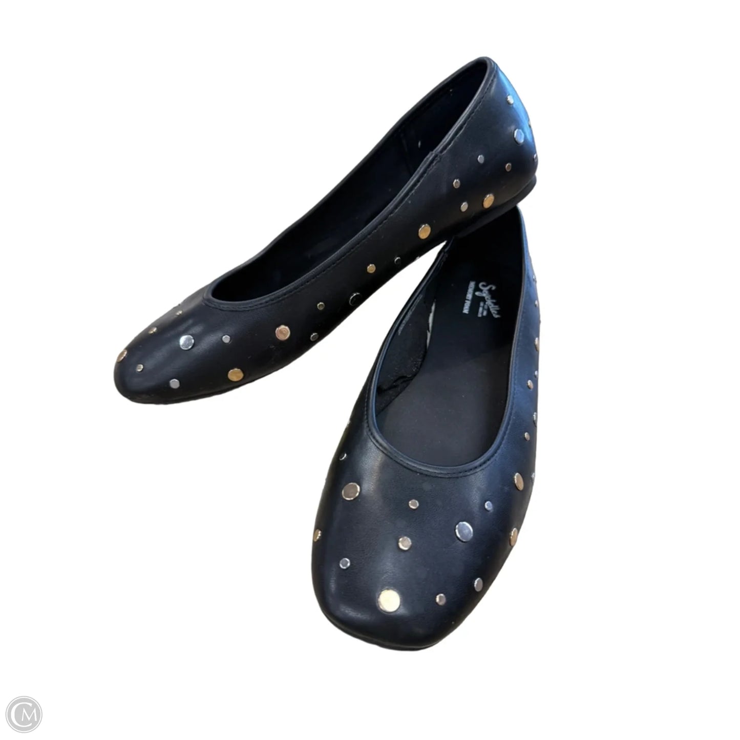 Shoes Flats By Seychelles In Black & Gold, Size: 10