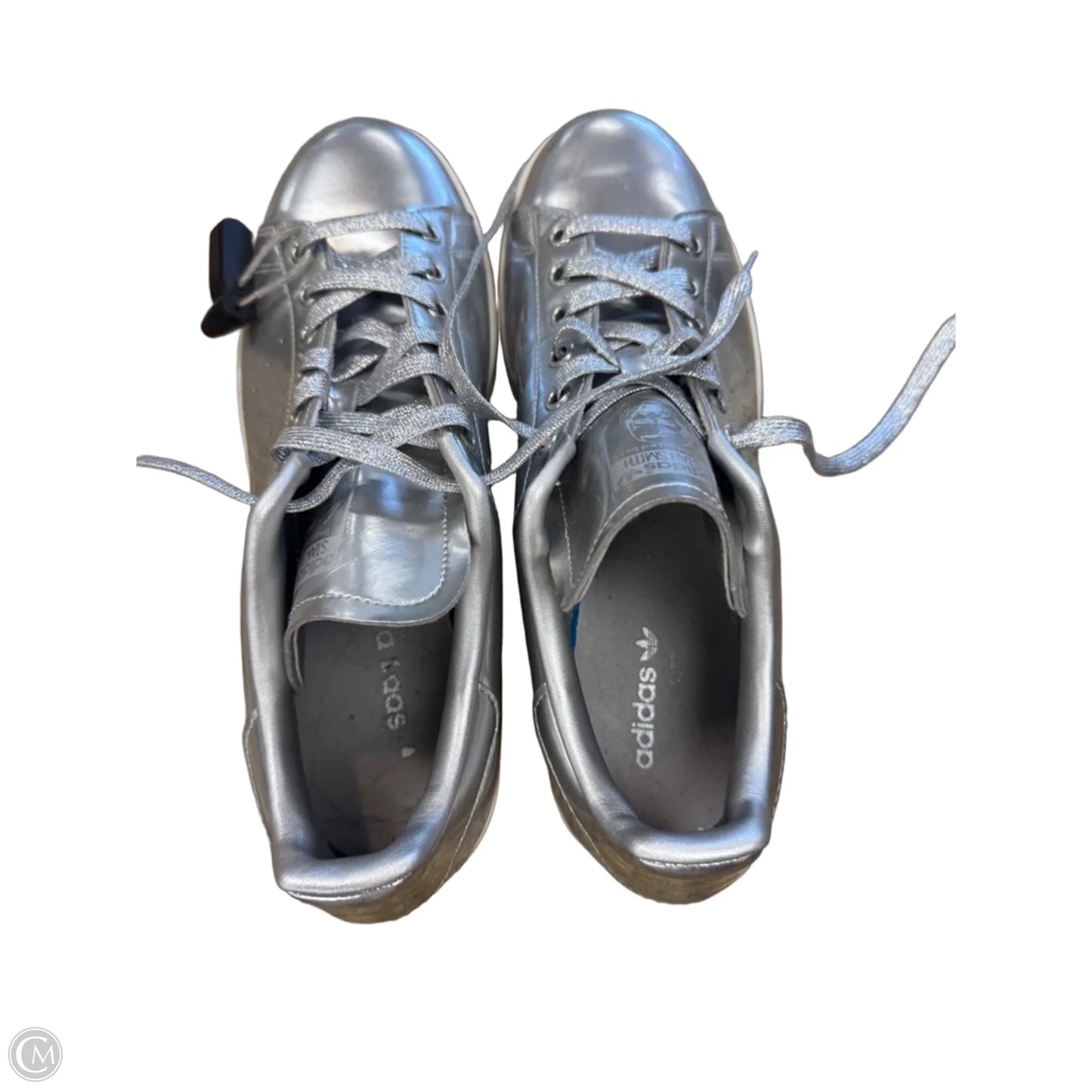 Shoes Sneakers By Adidas In Silver, Size: 11
