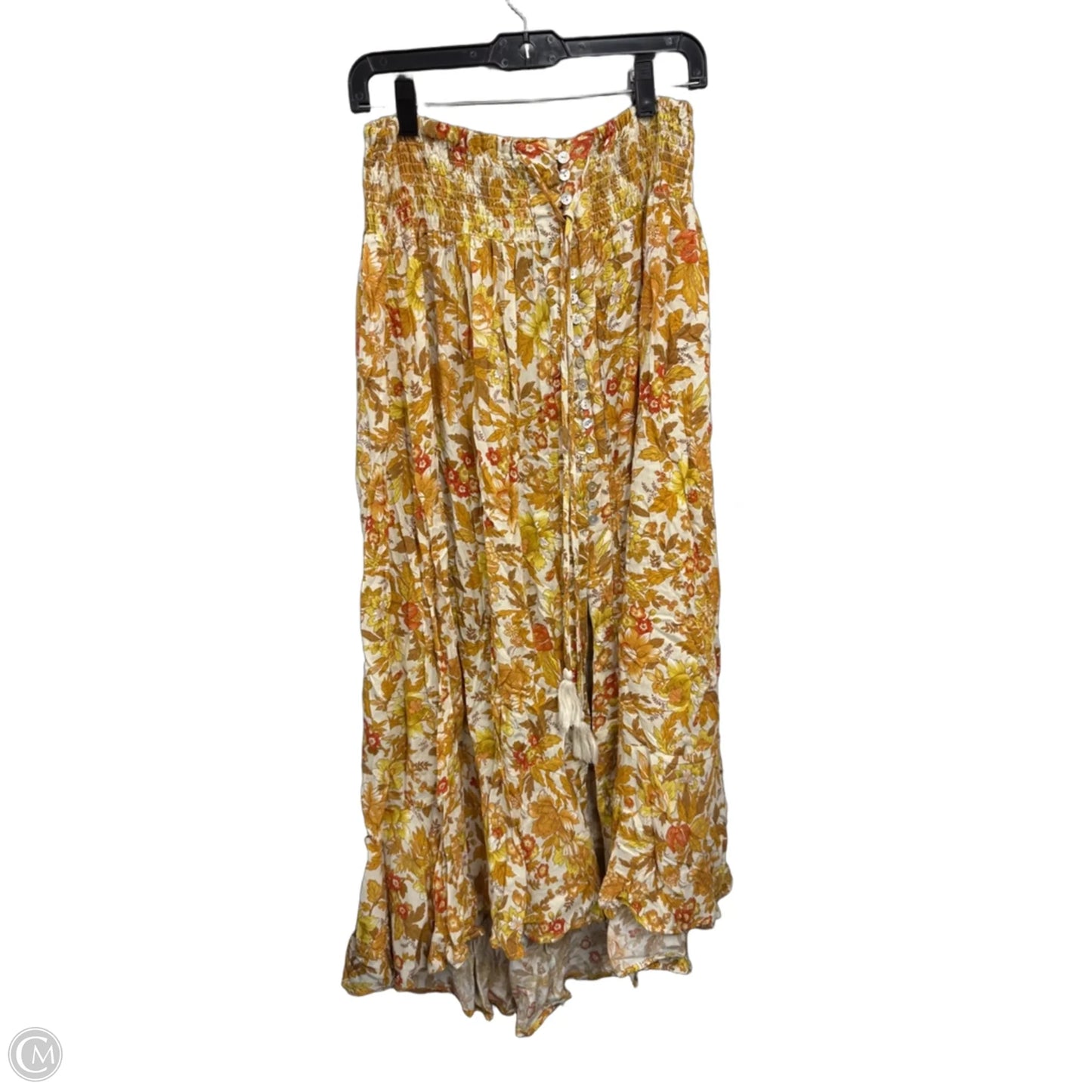 Skirt Maxi By Rachel Zoe In Cream & Yellow, Size: L