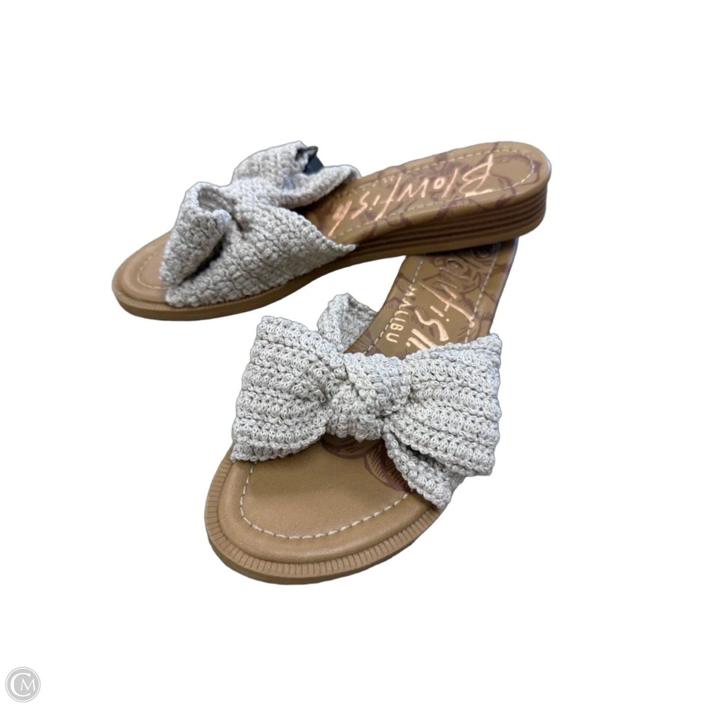 Sandals Flats By Blowfish In Cream & Tan, Size: 7.5