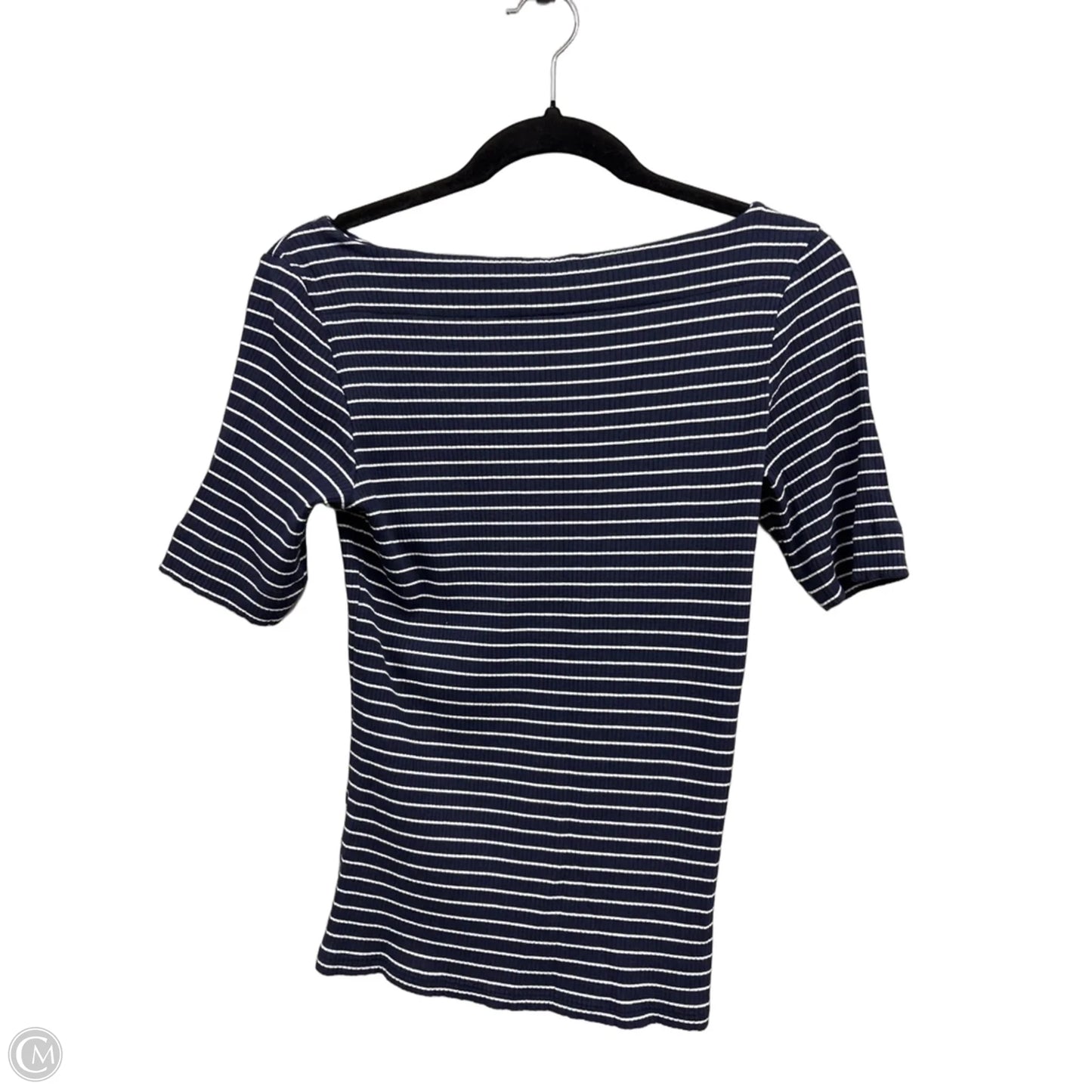 Top Sleeveless By Lilla P In Blue & White, Size: S