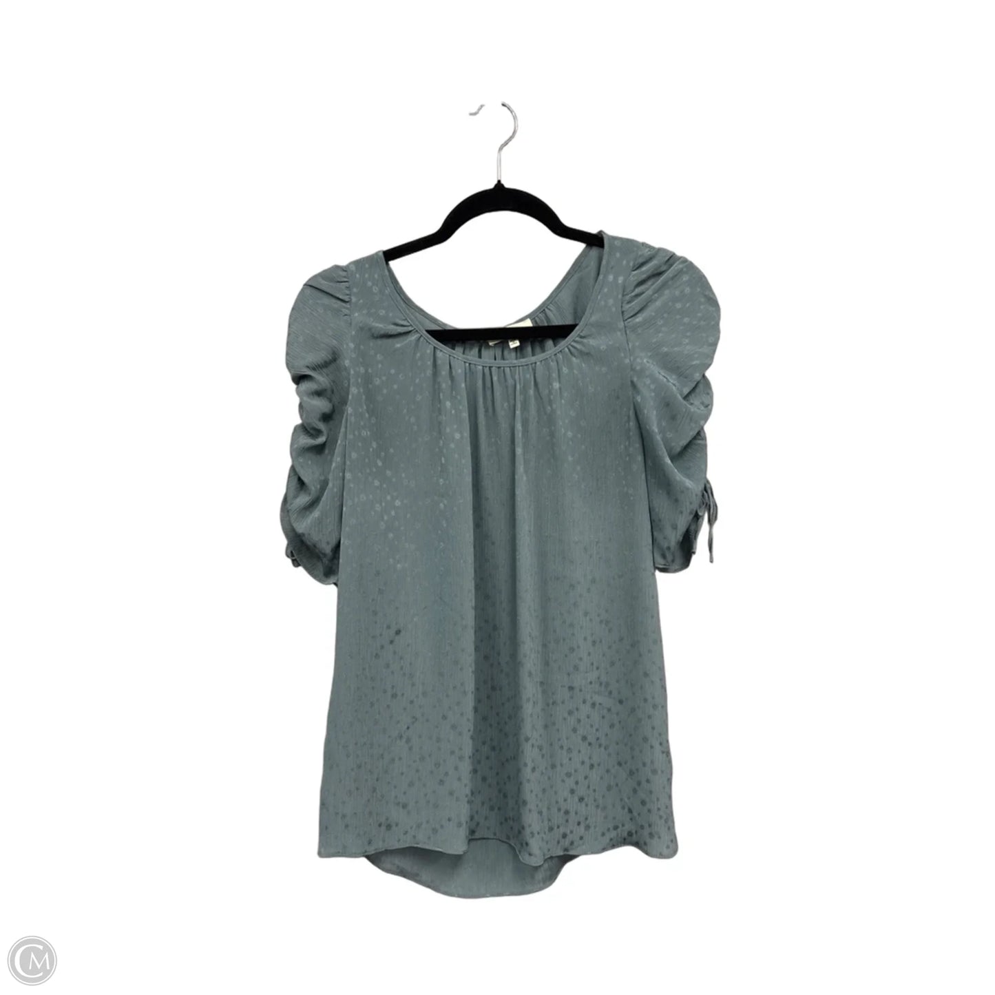 Blouse Short Sleeve By Max Studio In Green, Size: M