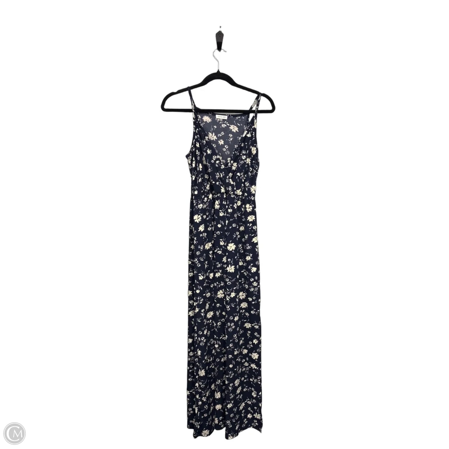 Dress Casual Maxi By Clothes Mentor In Blue & Cream, Size: M