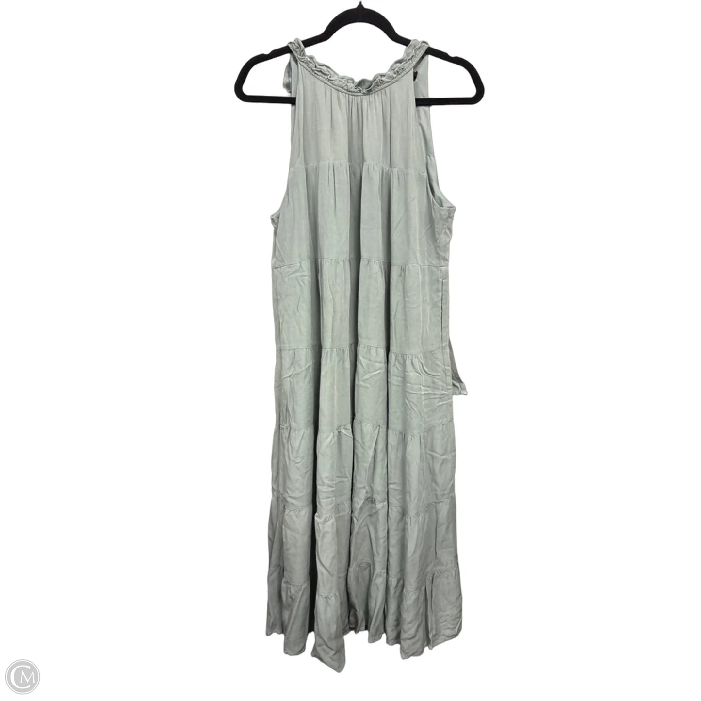 Dress Casual Midi By Clothes Mentor In Green, Size: L