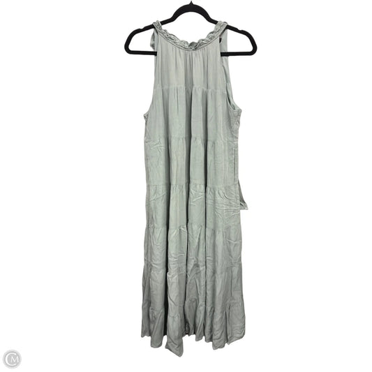 Dress Casual Midi By Clothes Mentor In Green, Size: L