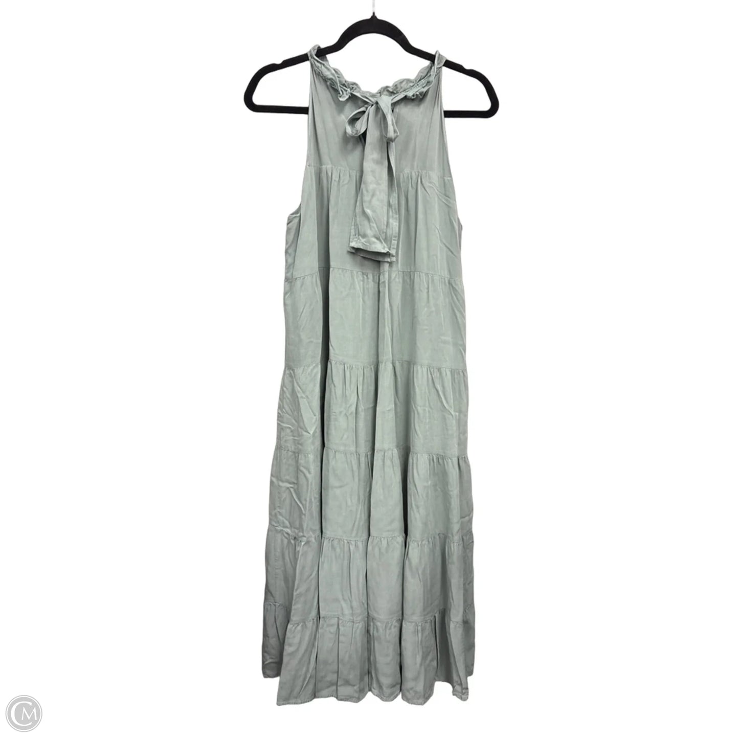 Dress Casual Midi By Clothes Mentor In Green, Size: L
