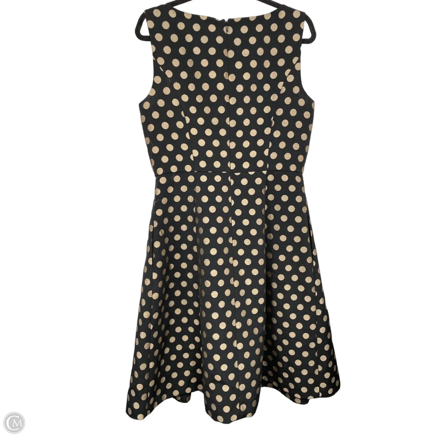 Dress Party Midi By Talbots In Black & Gold, Size: 10