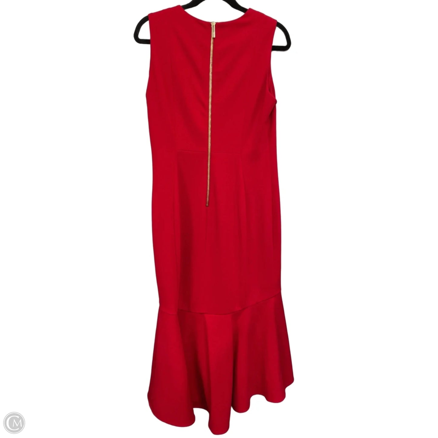 Dress Casual Maxi By Calvin Klein In Red, Size: 10