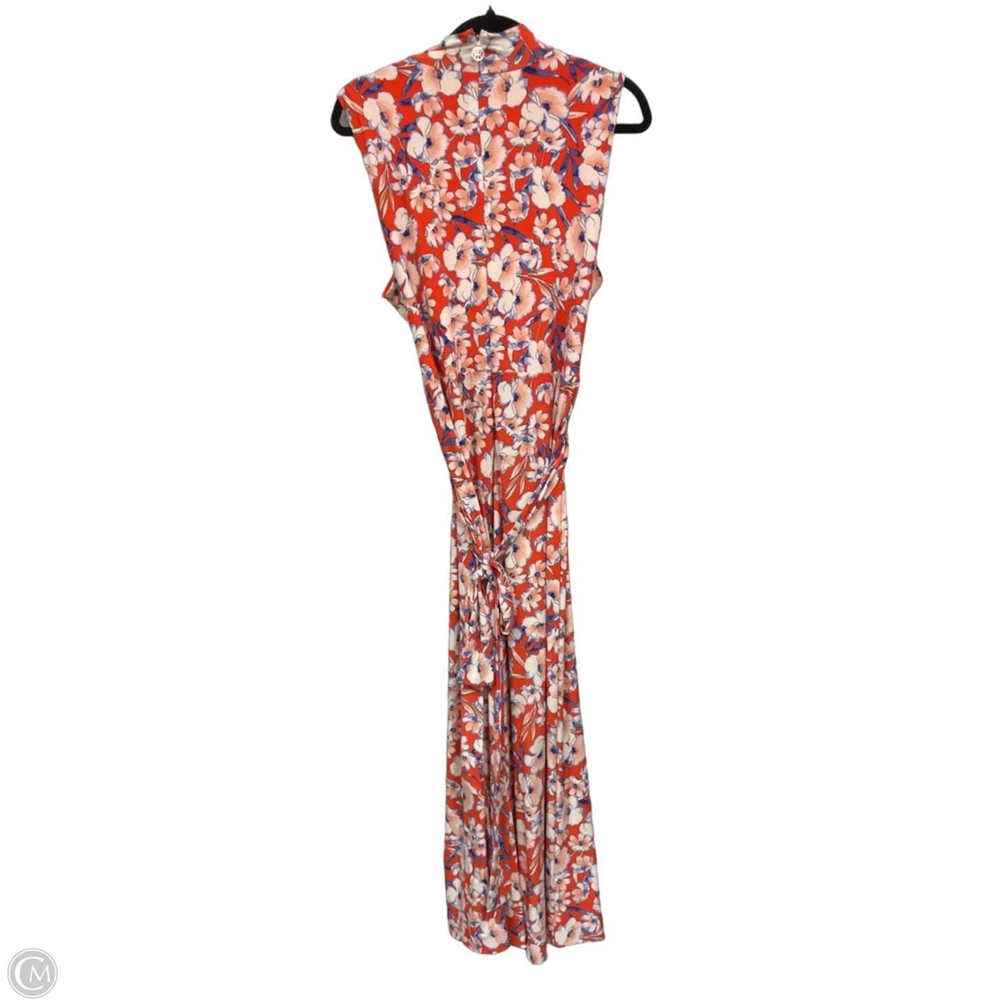 Dress Casual Maxi By Tommy Hilfiger In Blue & Orange, Size: 12